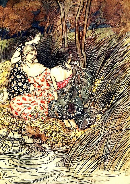 Free vintage arthur rackham victorian illustration