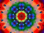 fractal, digital, mandala