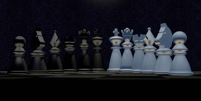 Free chess night sky stars illustration