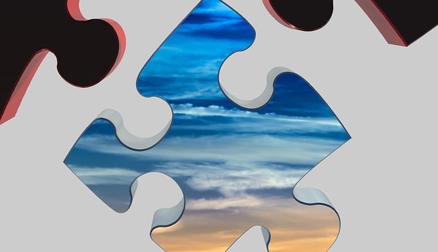 Free puzzle share 3d illustration