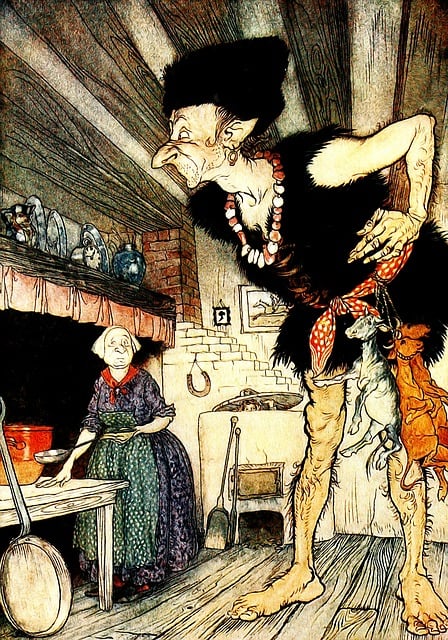 Free vintage arthur rackham victorian illustration