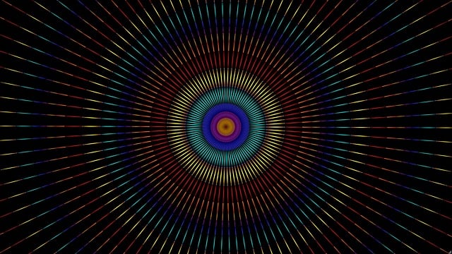 Free kaleidoscope pattern mantra illustration