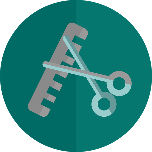 Free hairdresser scissors cut vector