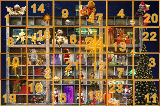 Free advent advent calendar advent season illustration