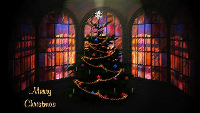 Free christmas card drawing christmas motif illustration