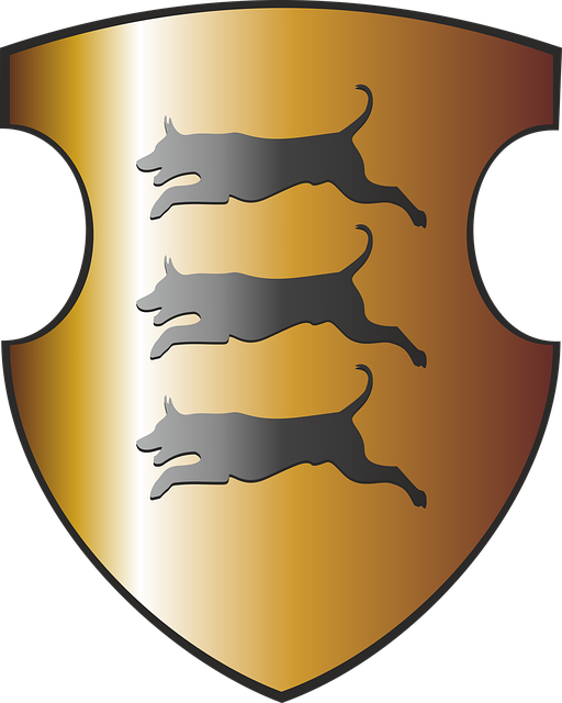 Free game of thrones house clegane coat of arms vector
