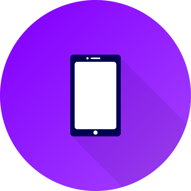 Free mobile blue graphic vector