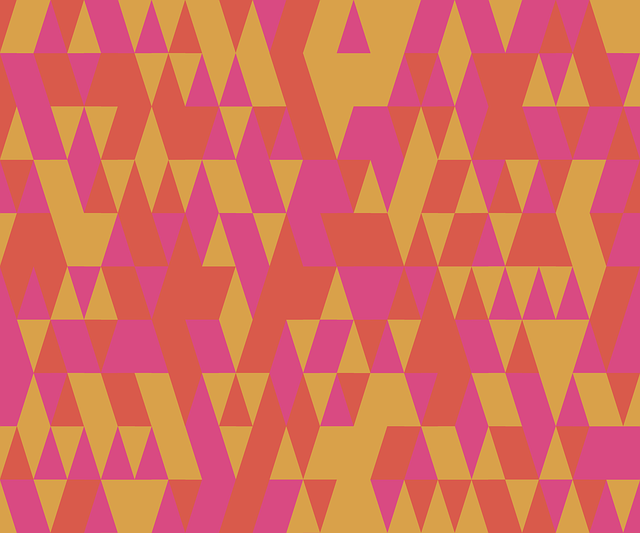 Free abstract triangles background illustration