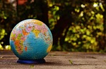 puzzle ball, globe, puzzle