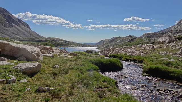 Free Little Blue Lake Blue Lake photo and picture