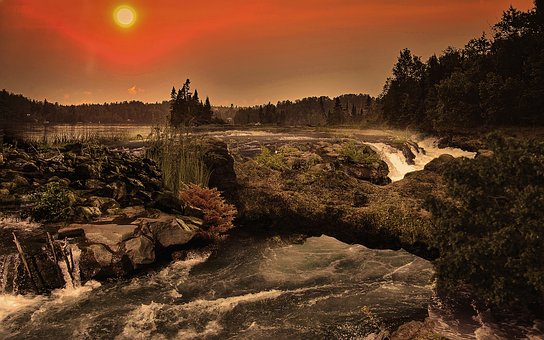 Landskap, Tapet, Hd Tapet, Elv, Natur