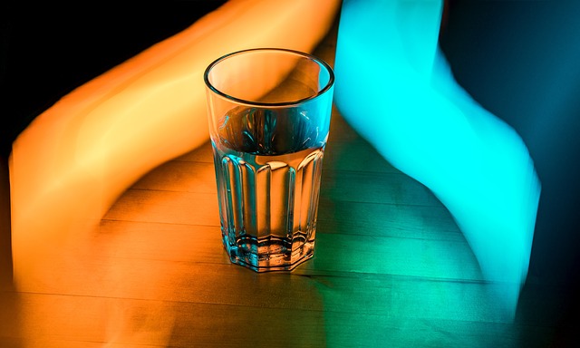 Free glass water drink illustration