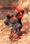 vintage, book illustration, antique