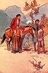 vintage, book illustration, antique