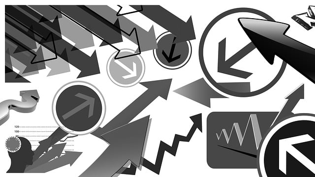 Free arrows center direction illustration