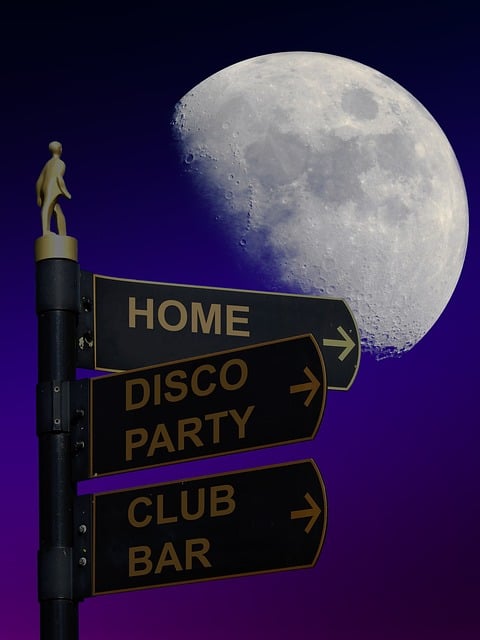 Free a notice party disco illustration