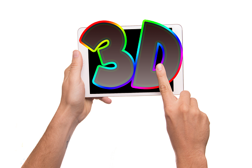 Tablet, 3D, Skærm, Ipad, Iman, Handling