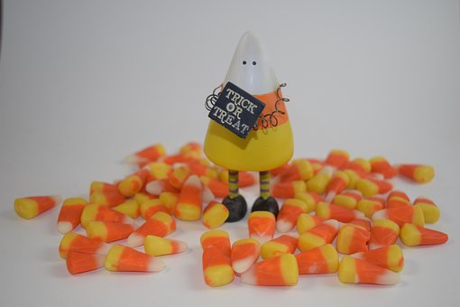 Candy Corn, Halloween, Candy, Sweets