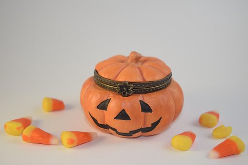 Free Pumpkin Candy Corn photo and picture
