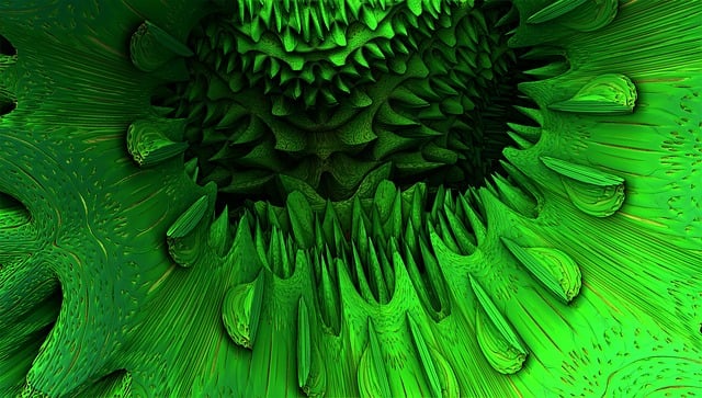 Free fractal rendering background illustration