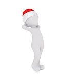 white male, isolated, 3d model