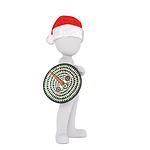 white male, isolated, 3d model