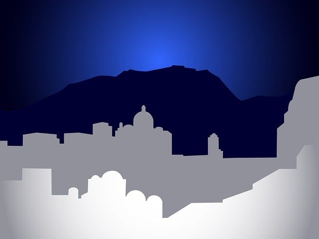 Free city small town country illustration