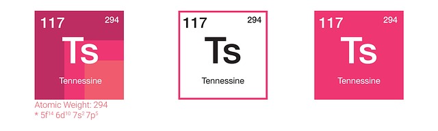 Free tennessine chemistry periodic table illustration