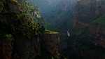 river, canyon, rocks