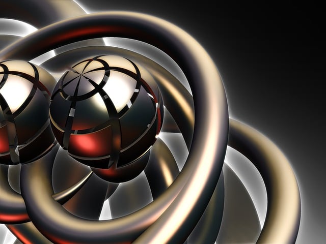 Free fractal 3d hot steel illustration