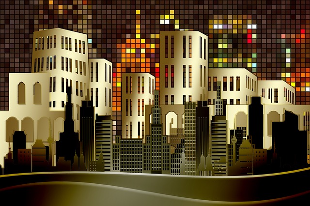 Free skyscrapers city skyscraper illustration