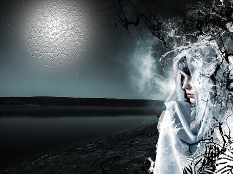 Traumfrau, Traum, Fantasy, Nacht