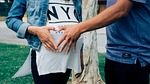 pregnancy, couple, love