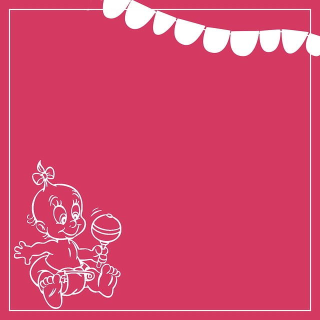 Free birth map girl illustration