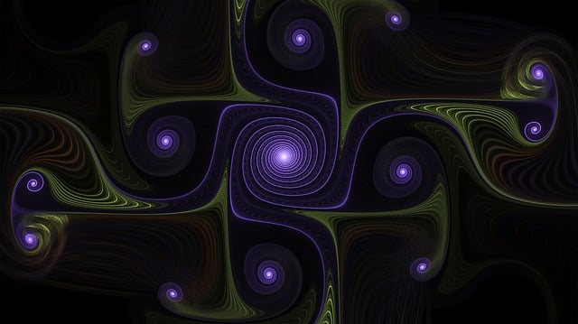 Download free HD stock image of Fractal Colors Free fractal colors pattern illustration