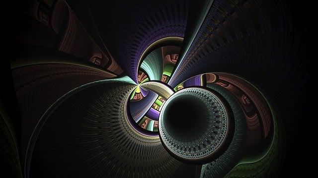 Free fractal fractal art multi-color illustration