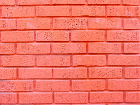 Backstein Hintergrund, Orange