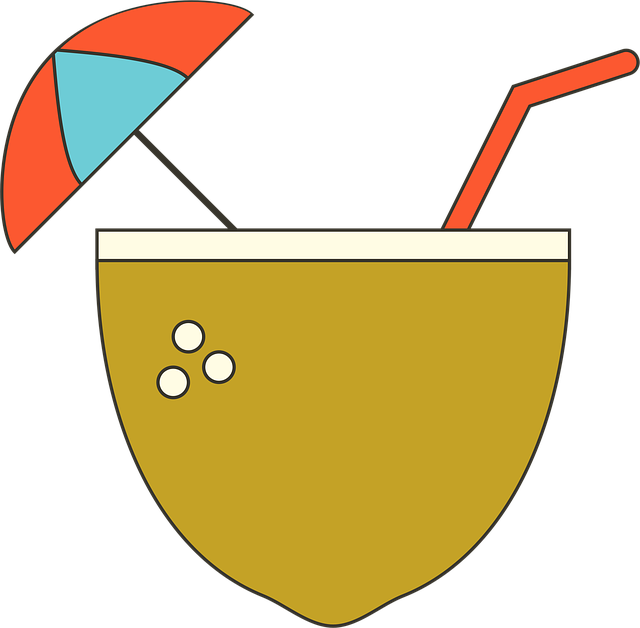Free Coconut Drink illustration and picture