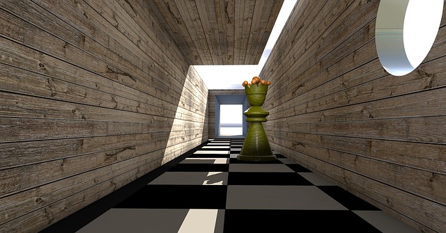 Free lady chess piece shaft illustration