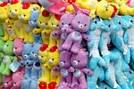 stuffed animals, carnival, amusement