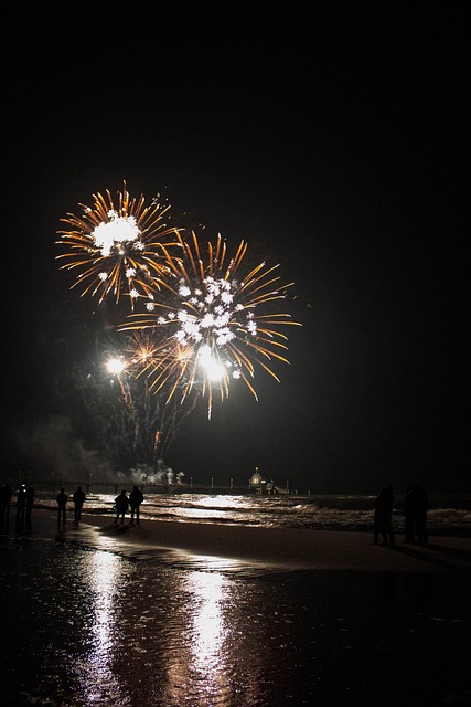 Free Fireworks Baltic Sea photo and picture