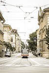 tram, transportation, wiring