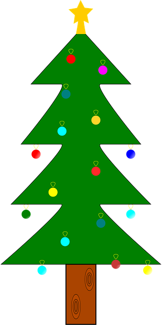 Tannenbaum, Christbaumkugel, Stern