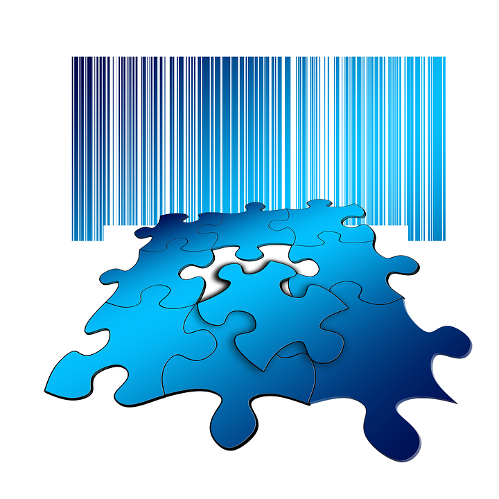 Download Puzzle, Share, Barcode. Royalty-Free Stock Illustration Image ...