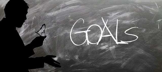 Free goal board business idea illustration
