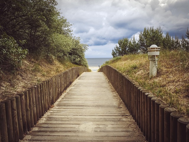 Praia, Caminho, Rede, Caminho Da Praia