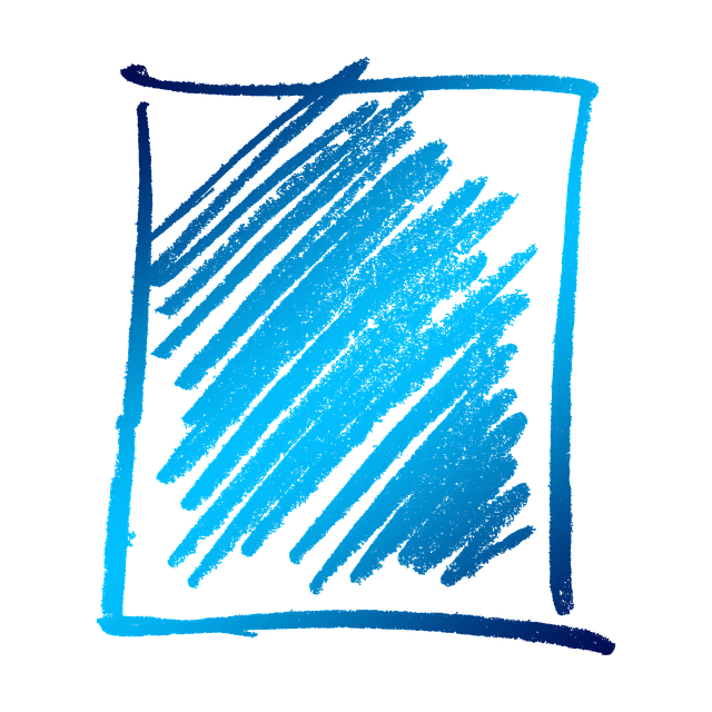 Free box hatching doodle illustration