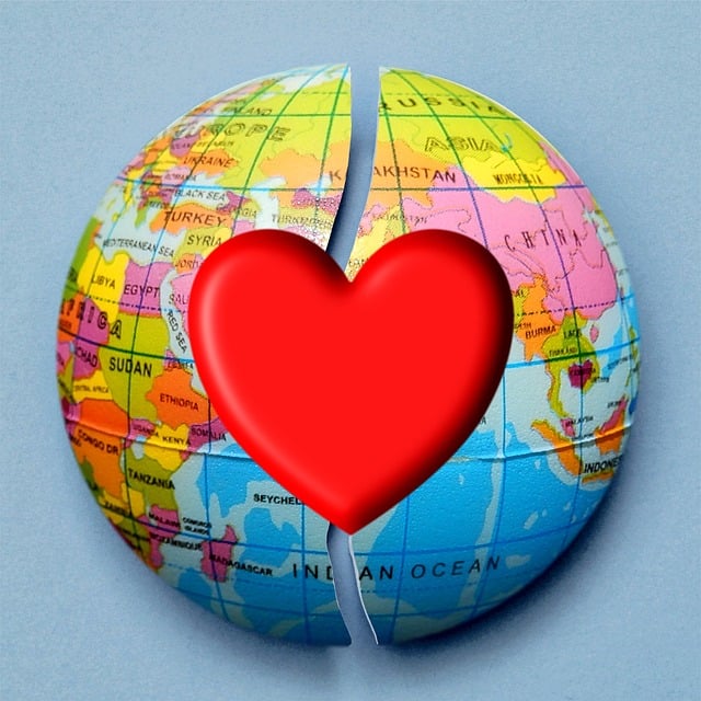 Free broken heart love illustration