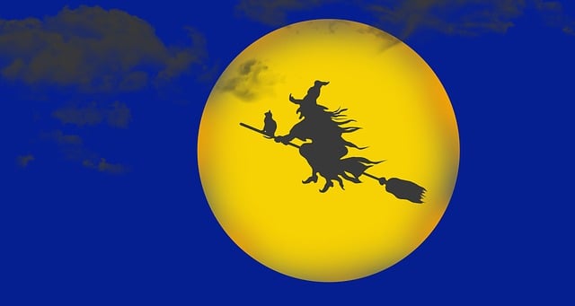 Free haloween night nature illustration