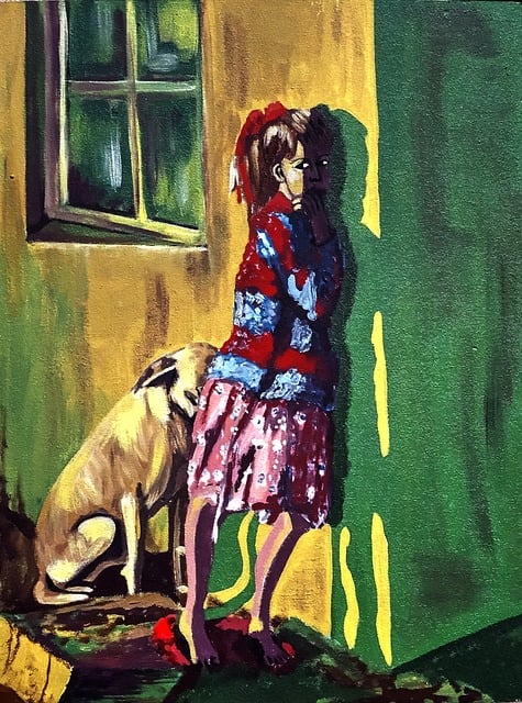Maleri, Akrylmaling, Lerret, Kunstnerisk